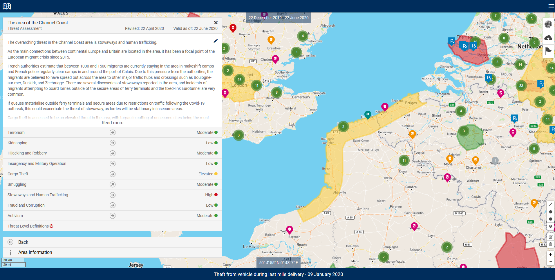 Illegal migration - the impact to logistics operations in north/west Europe
