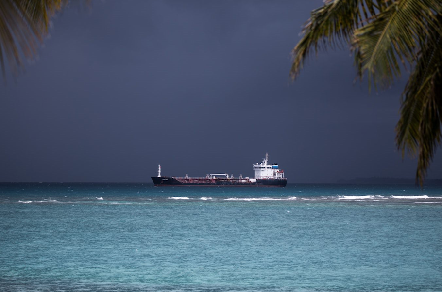 Vessel off West Africa coast
