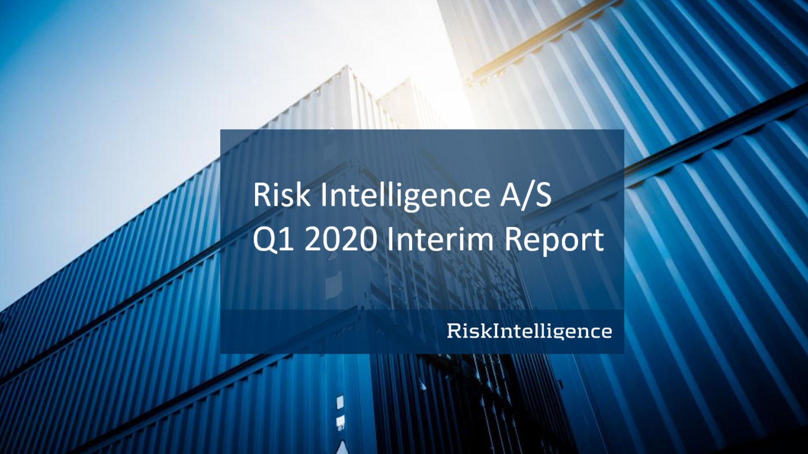 Risk Intelligence Interim Report 1 January - 31 March 2020