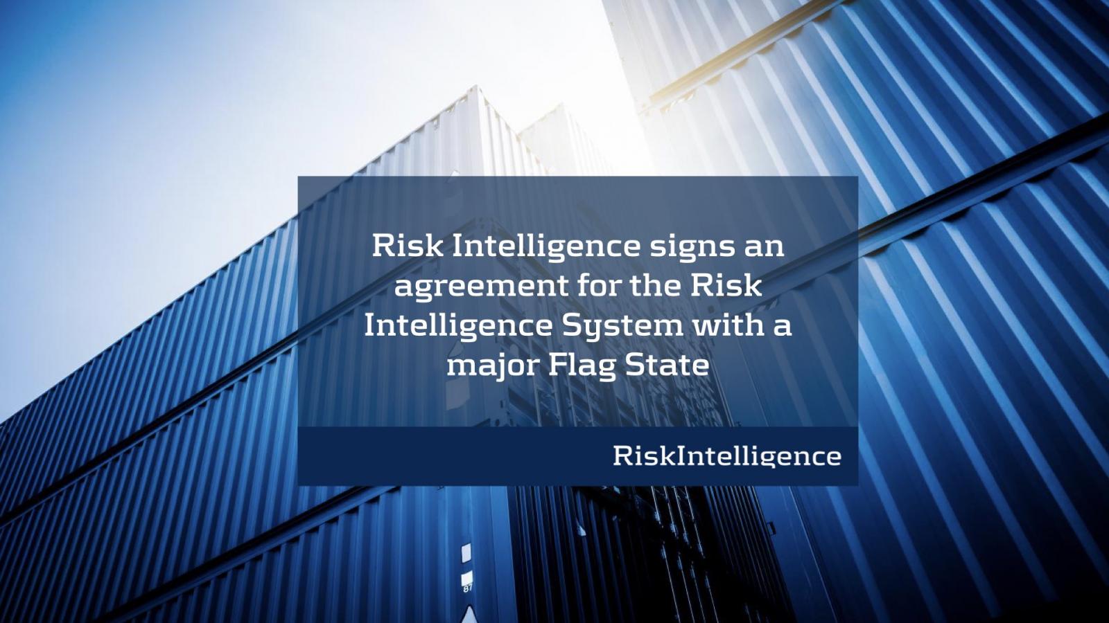 Major flag state signs for Risk Intelligence System