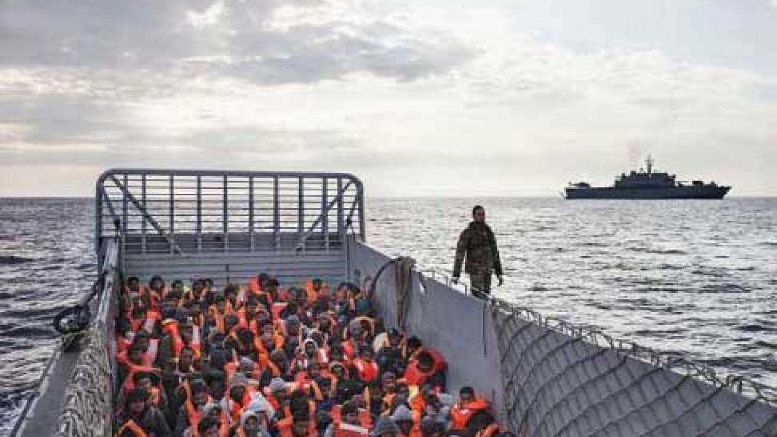 Maritime operations against smugglers in the Mediterranean